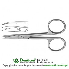 Nail Scissor Curved Stainless Steel, 9.5 cm - 3 3/4"